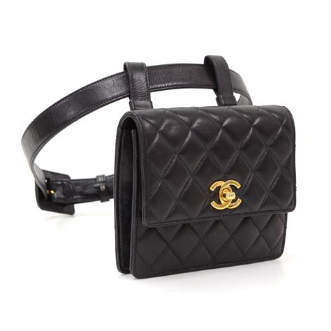 chanel large quilted bag|chanel waist bag vintage.